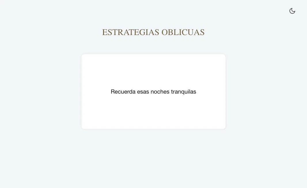 estrategias oblicuas